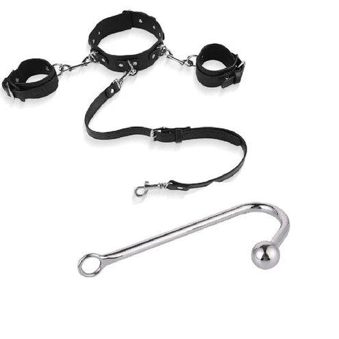 Elegant Collar and Cuffs 5334 Hook Beaded with Anal 0529
